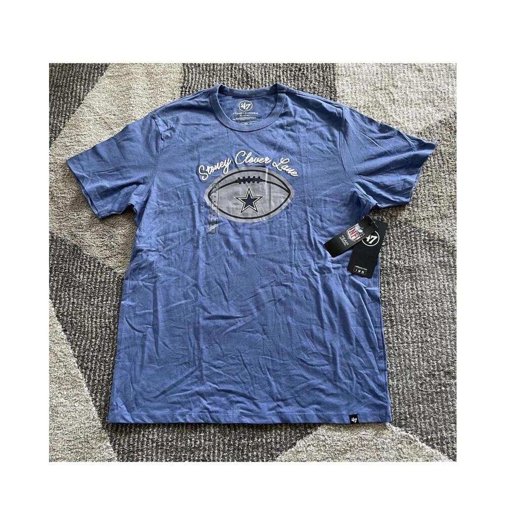 Men’s NFL Stoney Clover Lane ‘47 Brand Dallas Cowboys T Shirt Sz XL NWT